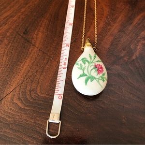 HANDPAINTED Perfume Bottle Necklace